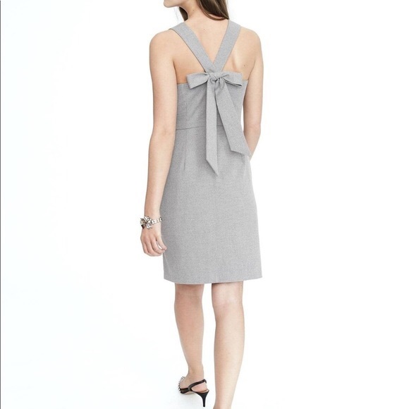 BANANA REPUBLIC back bow dress Size12 - Picture 6 of 7